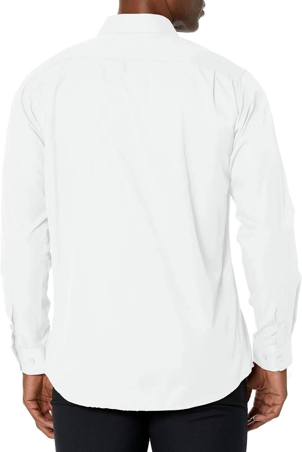 Alexis Bendel Men's Slim Fit Solid Cotton Dress Shirt