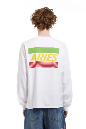 ARIES - CREDIT CARD LS TEE WHITE