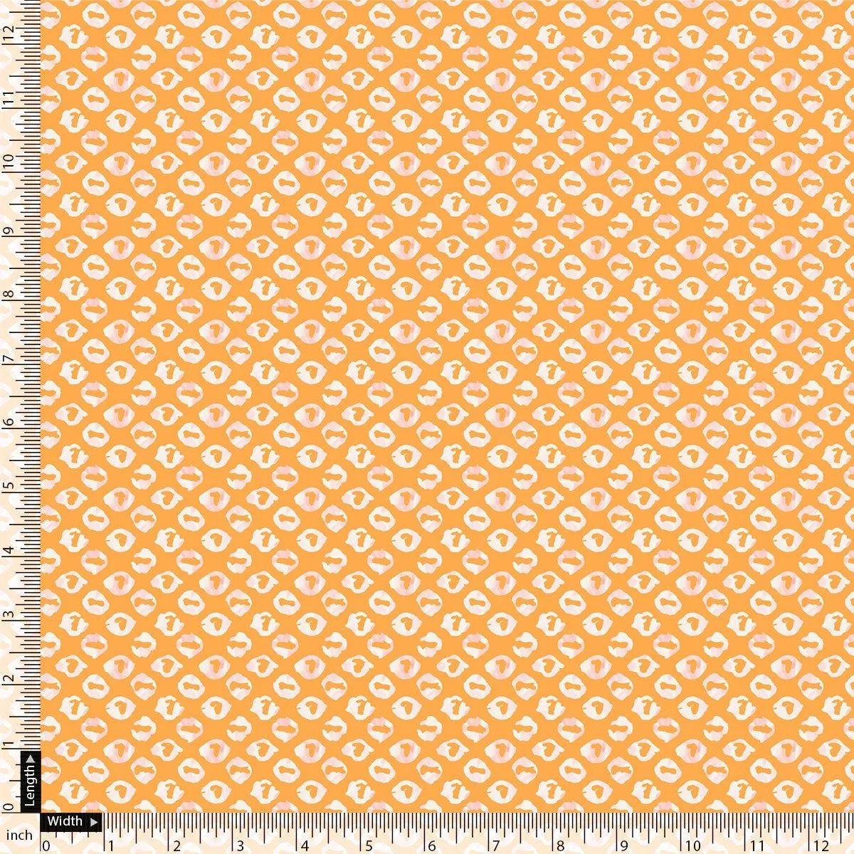 Bird's Eye Seamless Pattern Digital Printed Fabric - Crepe