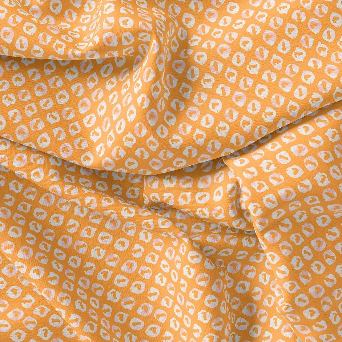 Bird's Eye Seamless Pattern Digital Printed Fabric - Crepe