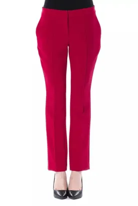 BYBLOS "Fuchsia Polyester Women Pant"