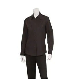 Chef Works WPDSBLKXL Cook's Shirt