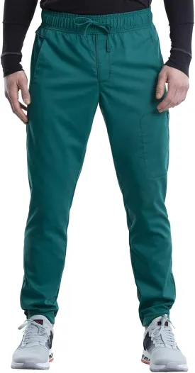 Cherokee Men Scrubs Pant Natural Rise Jogger with Zip Cargo Pocket WW012