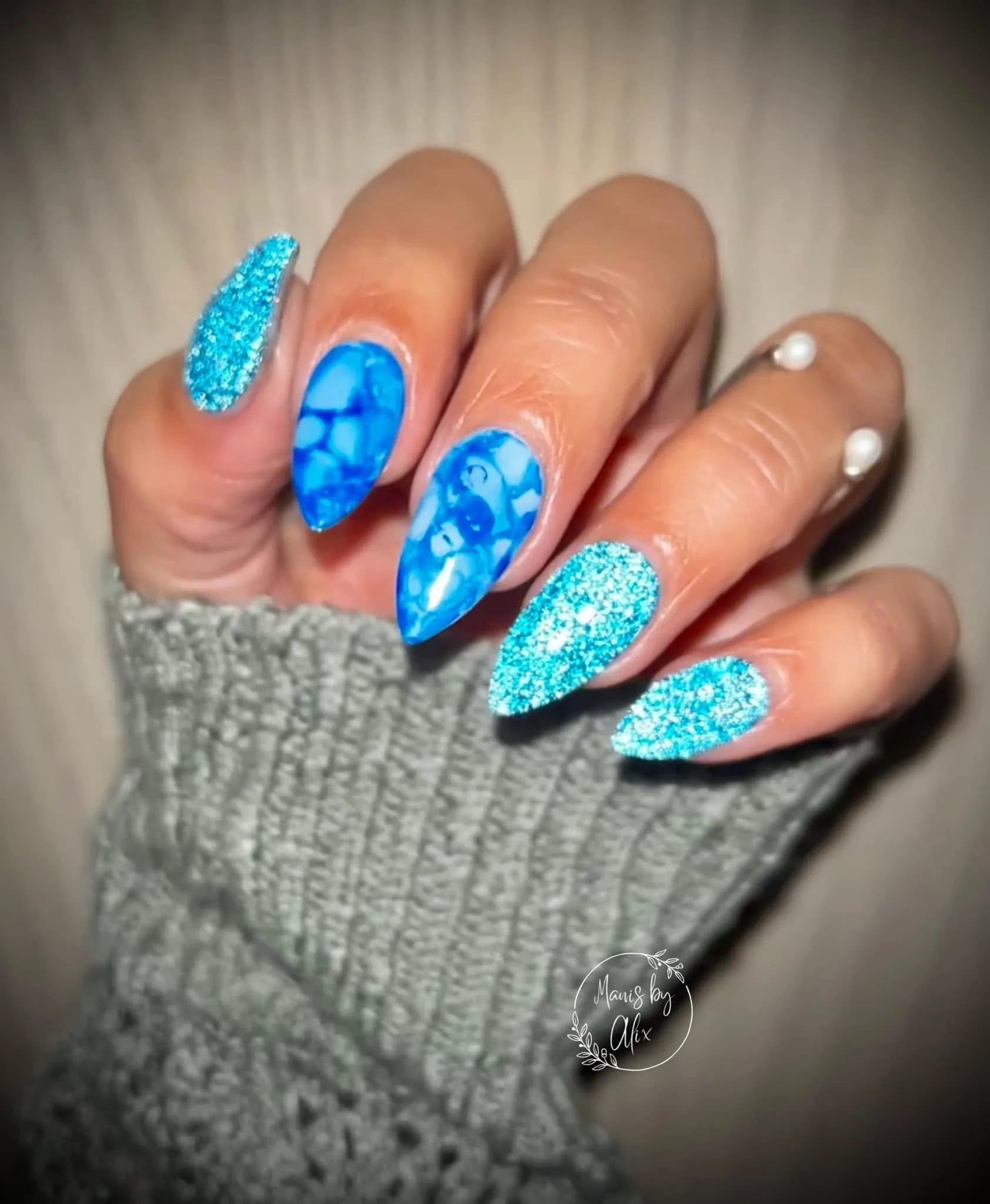Christmas Blues Gel Polish Collection - 6 Colors