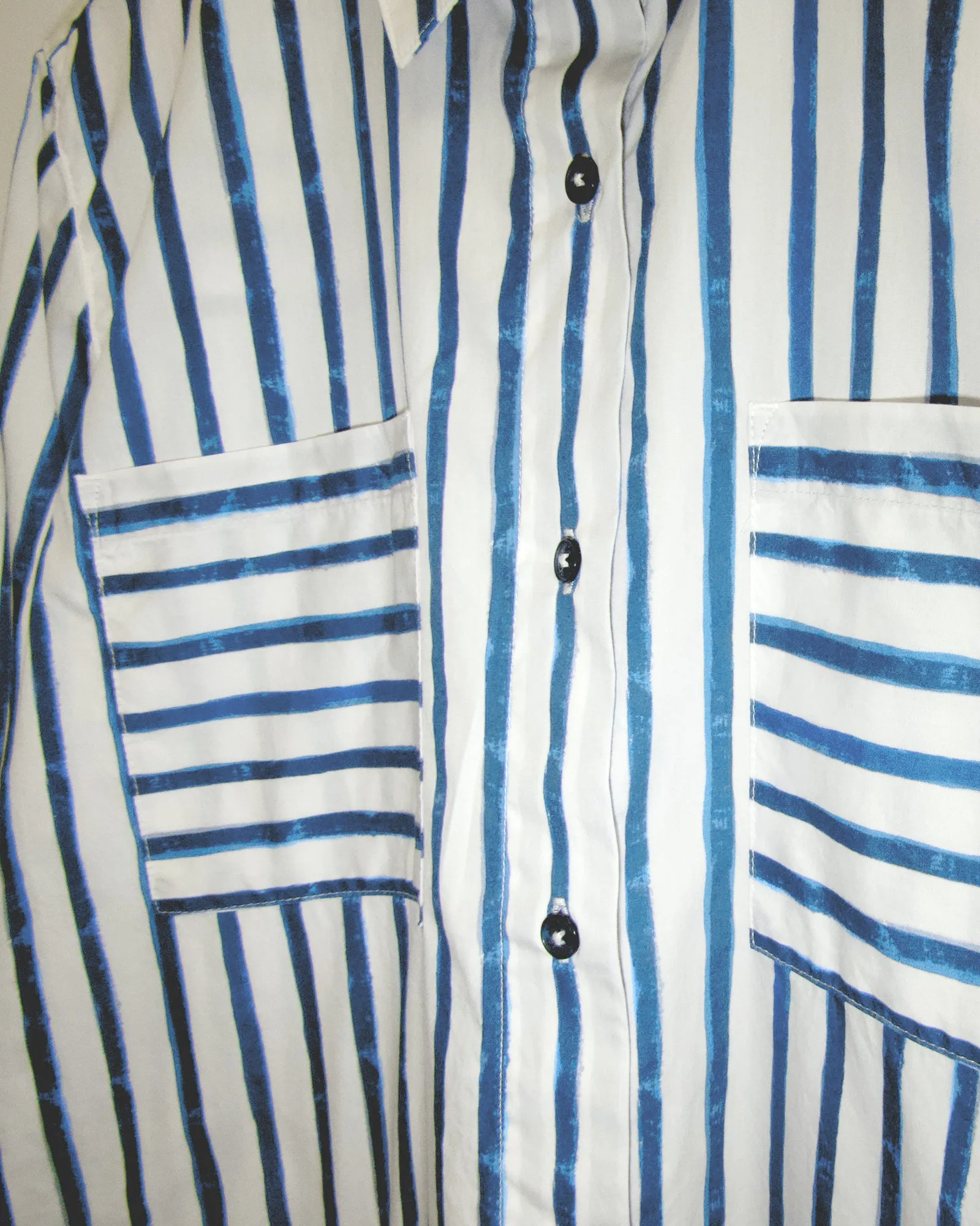 COTTON PKT STRIPE SHIRT