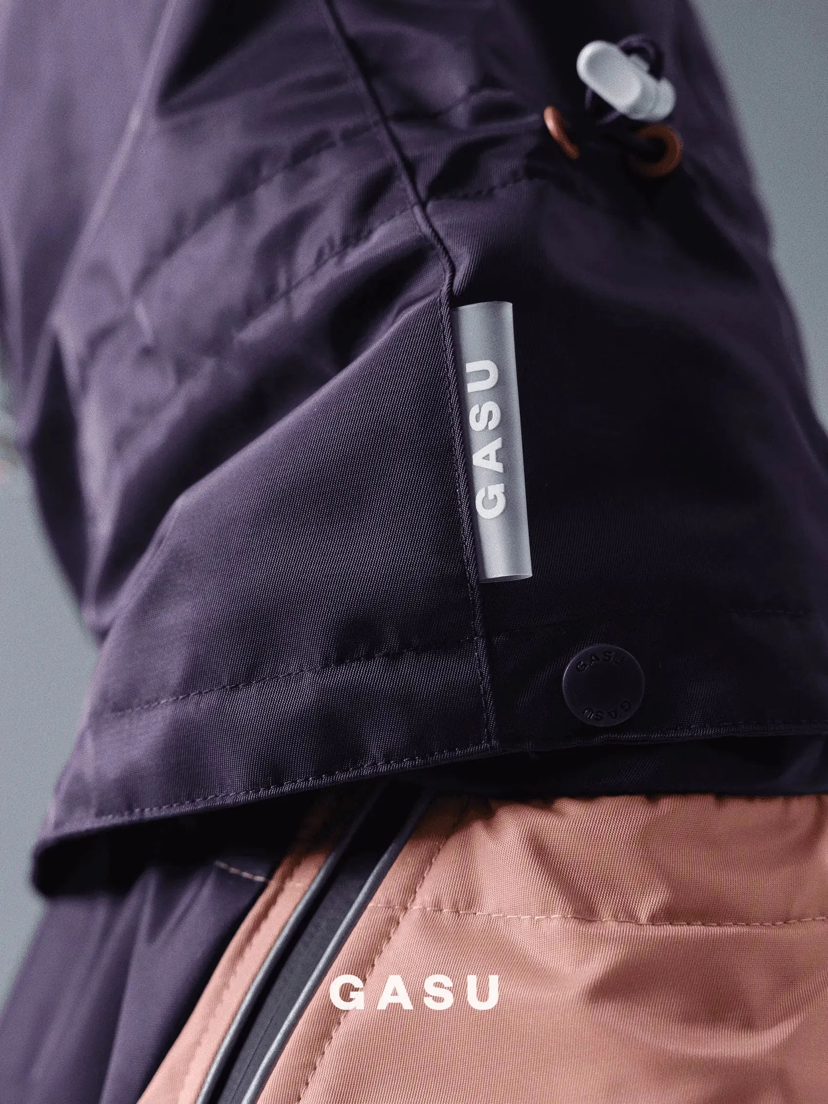 Detachable 4-Leg Dog Raincoat | Peach Khaki