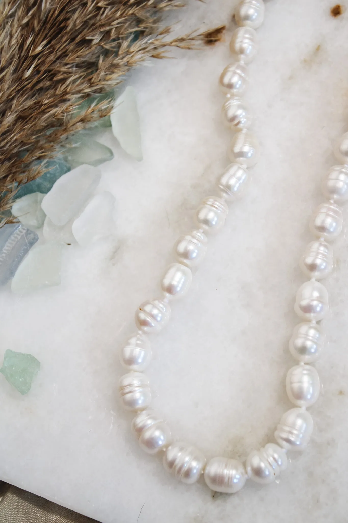 Freshwater Pearls Magnet Necklace- (2 styles)