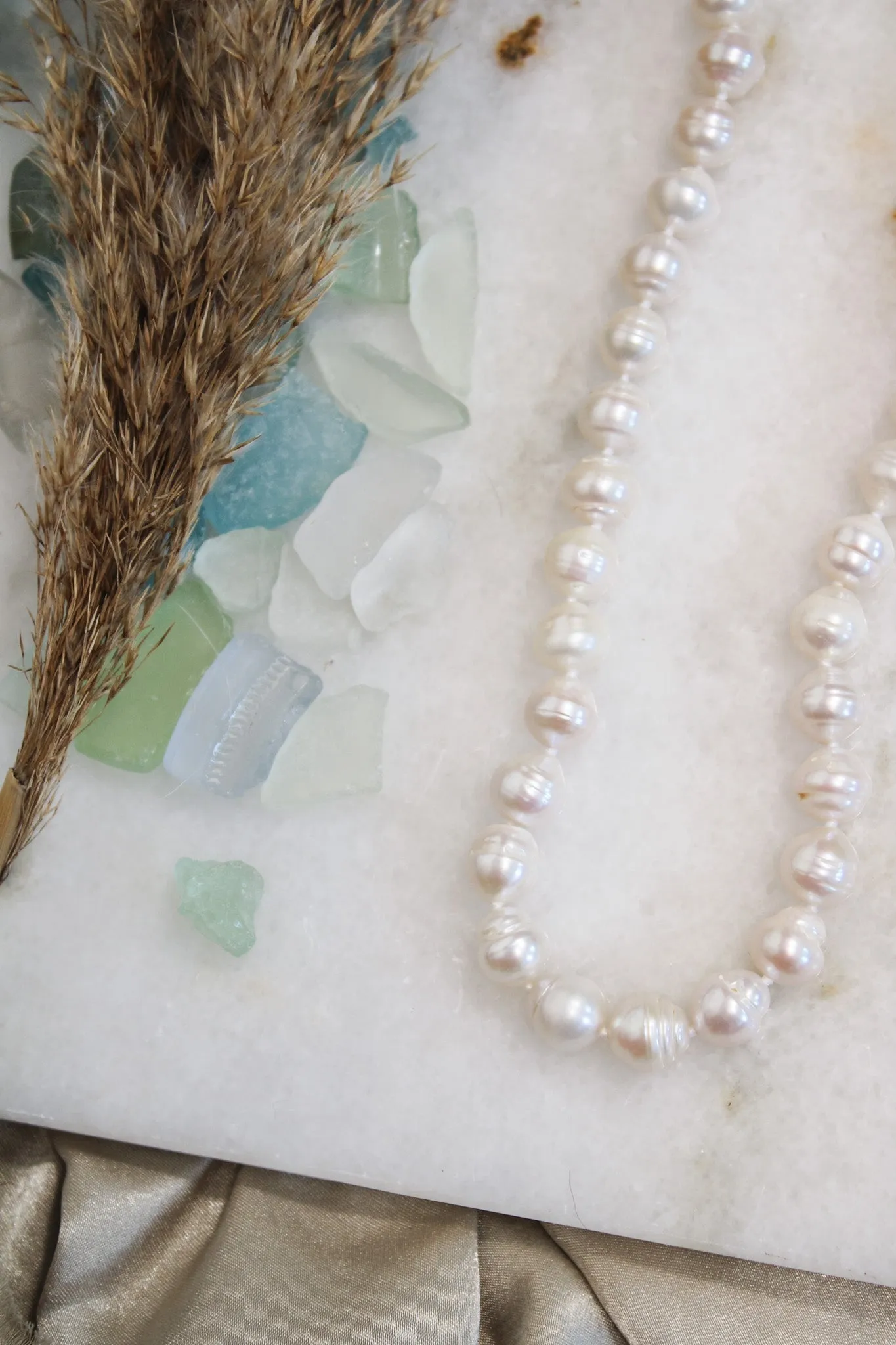 Freshwater Pearls Magnet Necklace- (2 styles)