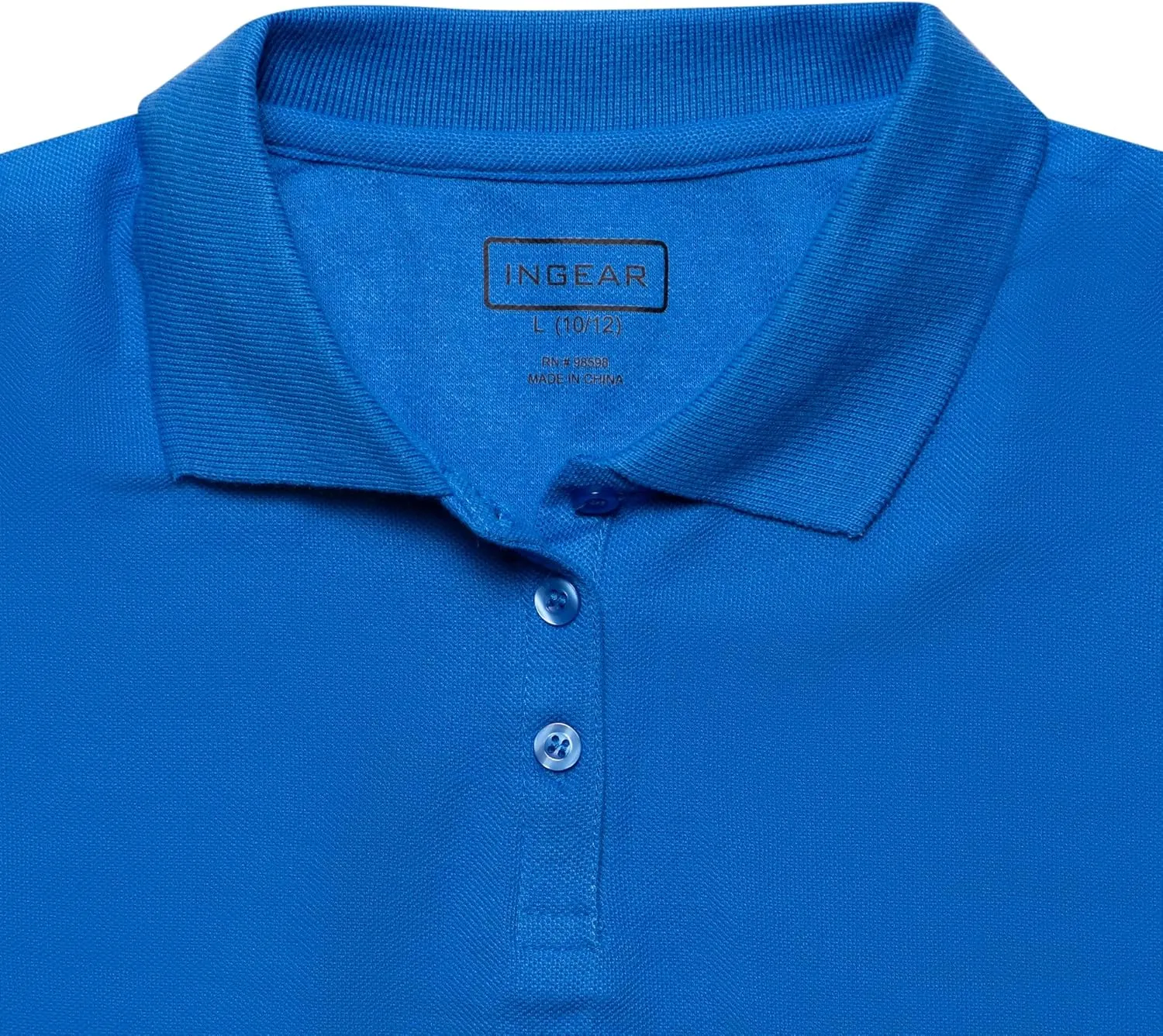 INGEAR Girls Short Sleeve Polo Shirt 2PK - School Uniform & Casual Wear