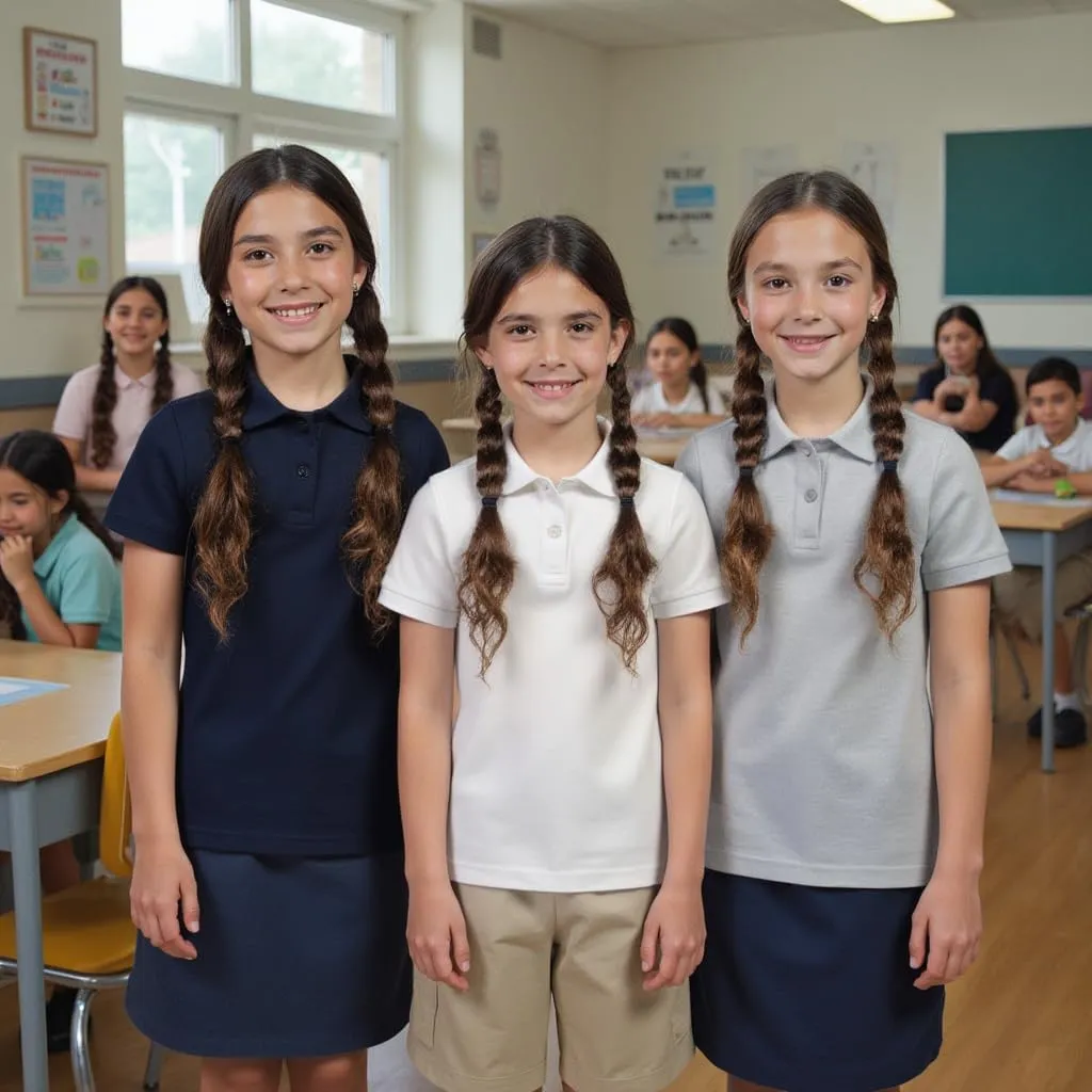 INGEAR Girls Short Sleeve Polo Shirt 2PK - School Uniform & Casual Wear