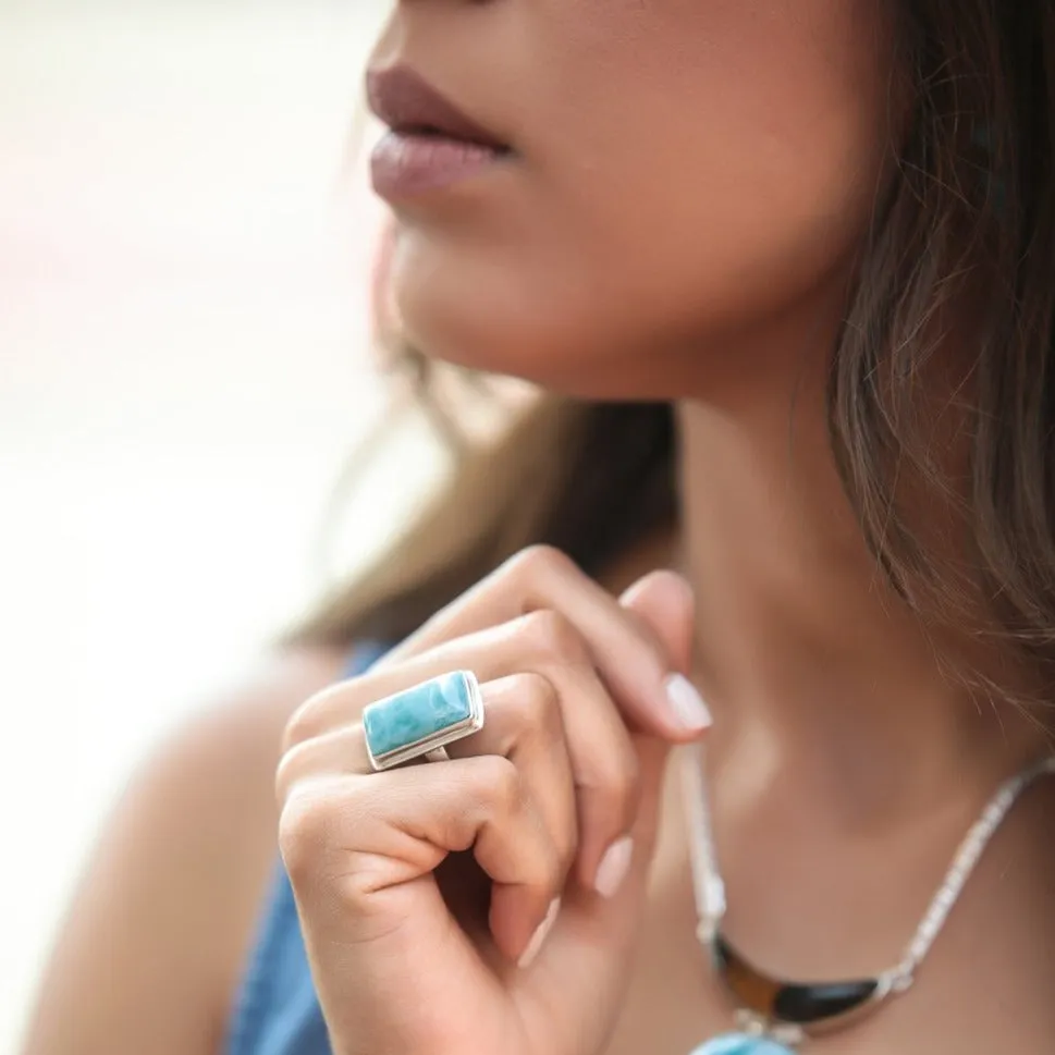 Larimar Ring Longie