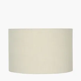 Lino 35cm Cream Self Lined Linen Drum Shade