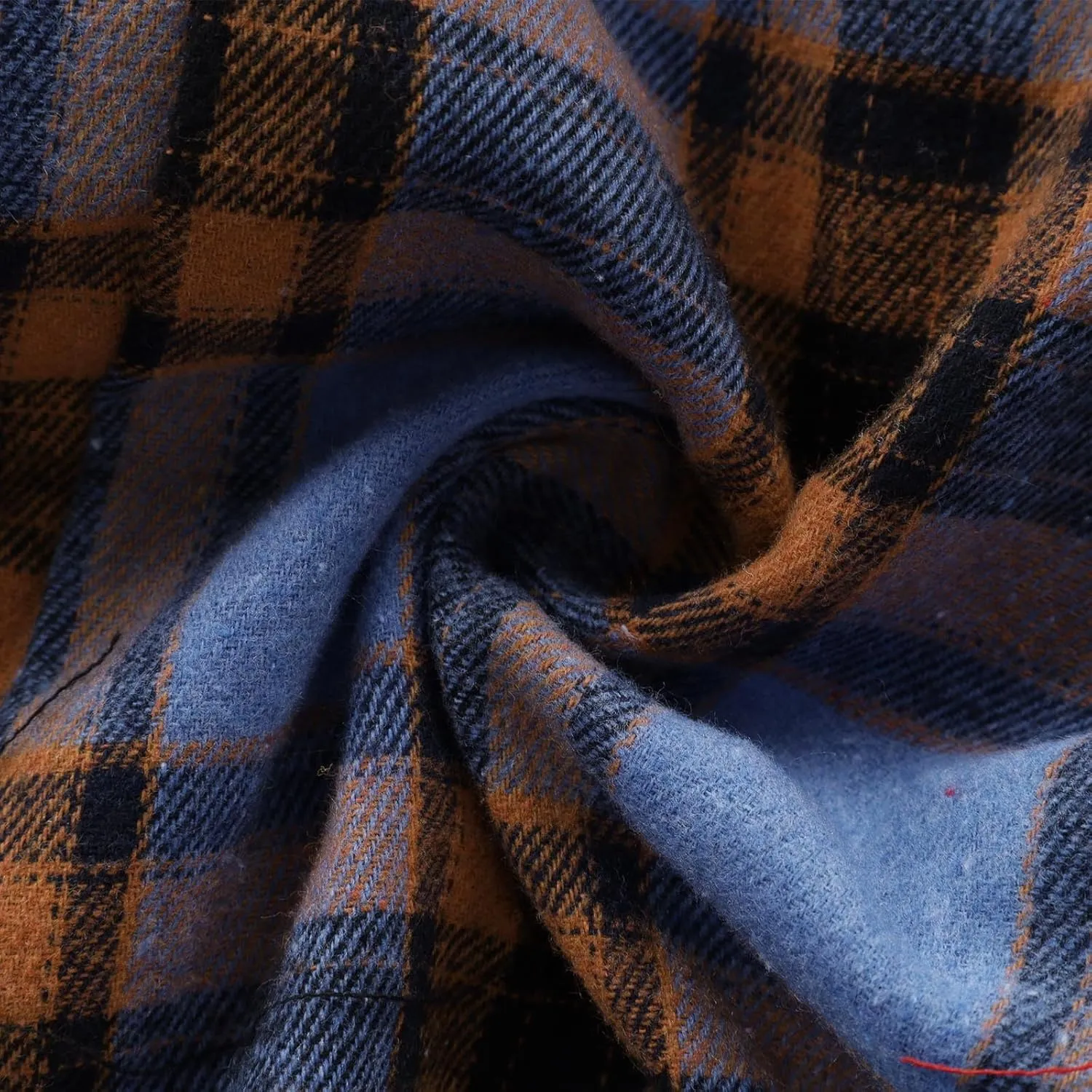 Men's Flannel Plaid Button Shirt Jackets with Hood, Casual Raglan Sleeve Checkered Hoody Shirts Fall Tops with Pocket