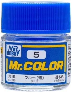Mr. Hobby C5 Mr. Color Gloss Blue Lacquer Paint 10ml