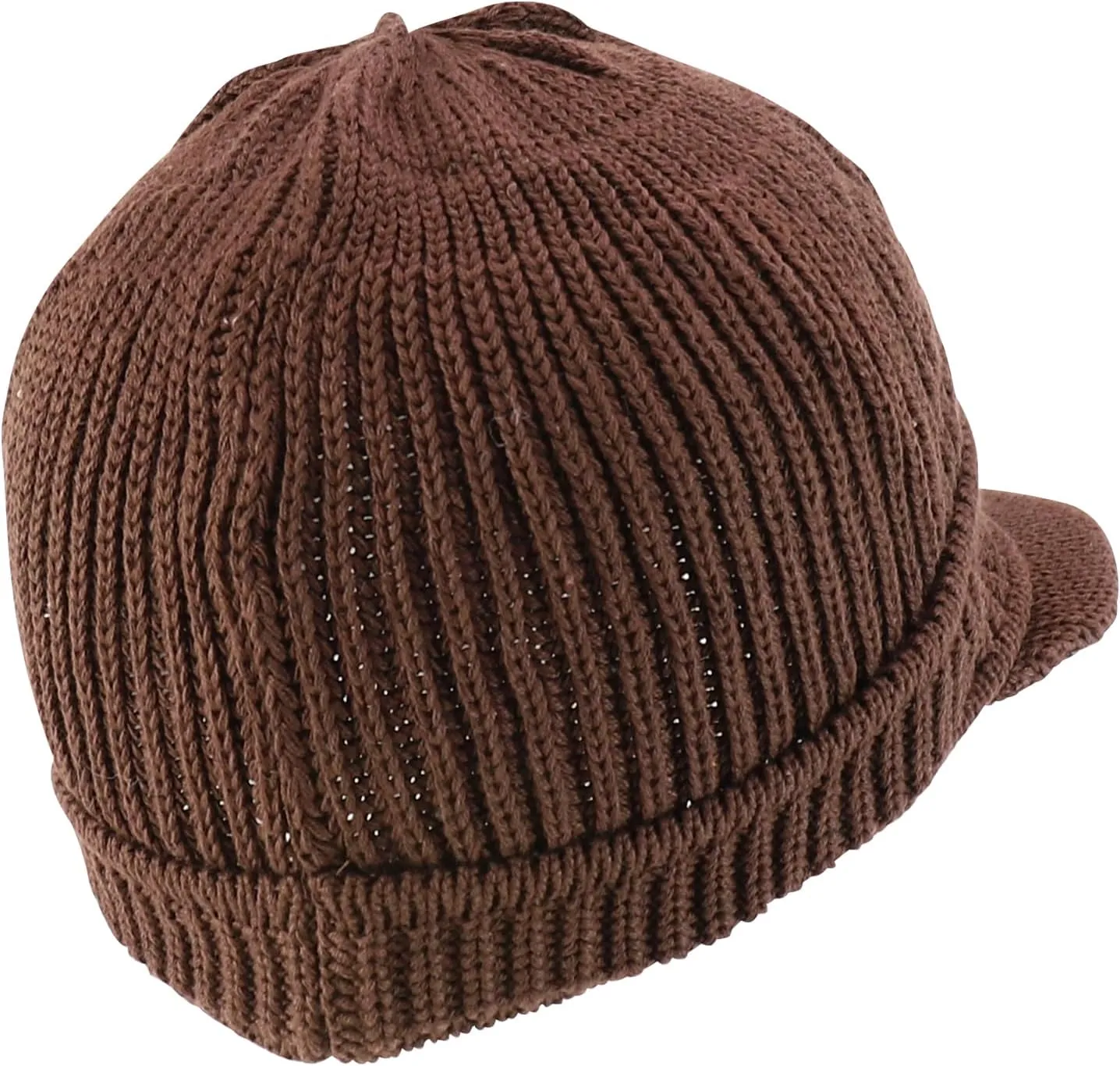 Rasta Cotton Rib Knitted Beanie Visor