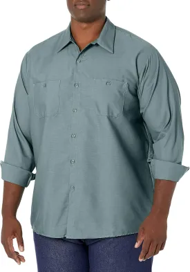 Red Kap Men's Industrial Long Sleeve Work Shirt