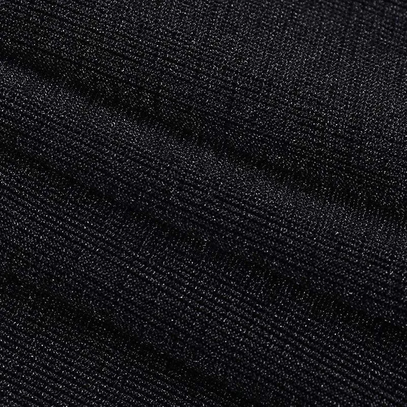 Renata Hollow Out Black Mini Dress