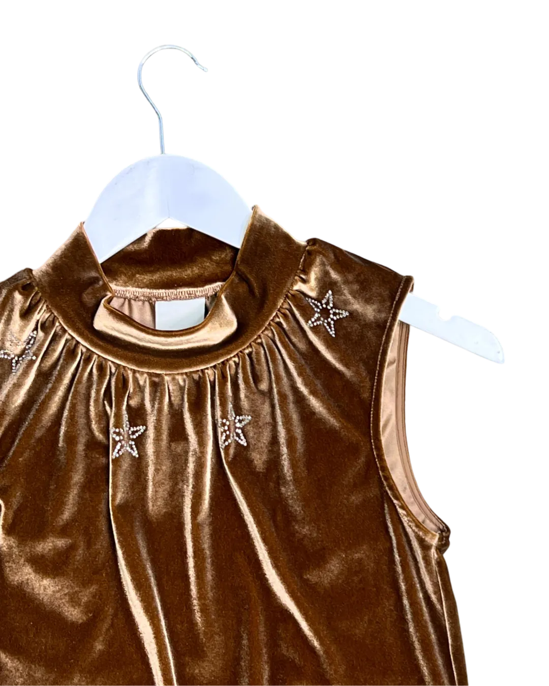 Size M - P.A.M. Deep Minx Varg 2.0 Velour Cut-Out Tank Top