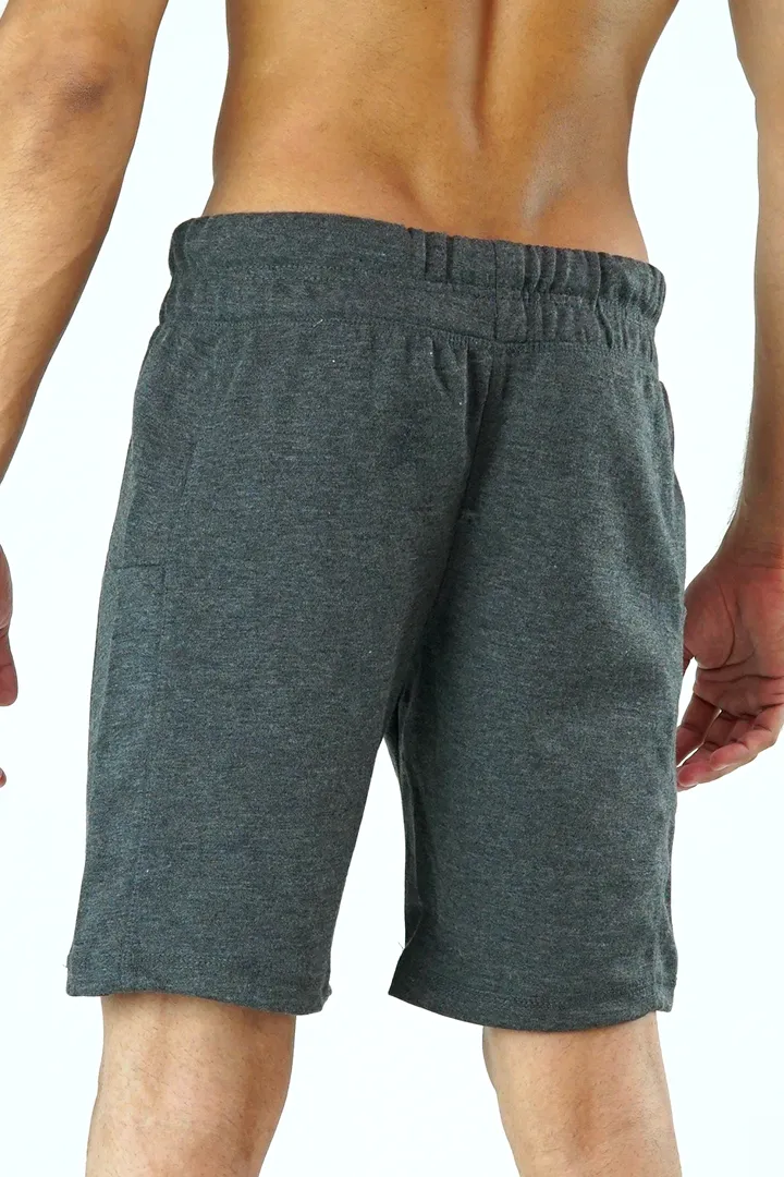Solid Charcoal Shorts
