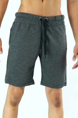 Solid Charcoal Shorts