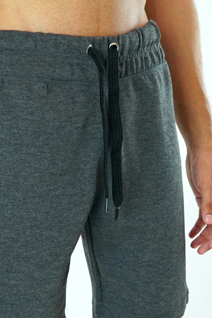 Solid Charcoal Shorts