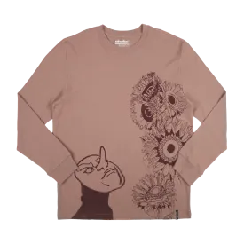 Tengus in the Wild Long Sleeve Brown Tee