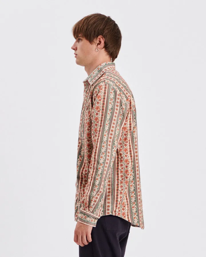 Tonys Classic Corduroy Shirt - Ecru Color