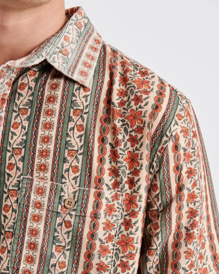 Tonys Classic Corduroy Shirt - Ecru Color