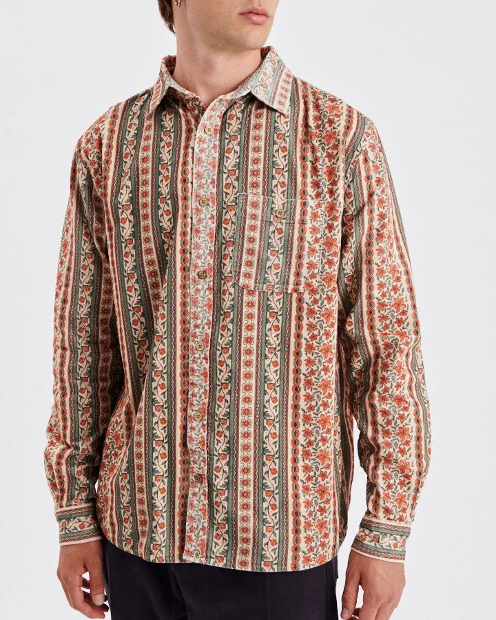Tonys Classic Corduroy Shirt - Ecru Color