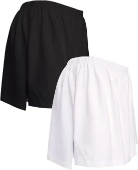 Vanrose Jan Cotton Shirt Extension for Legging Layering Fake Top Black Gray Plus Size S-5XL