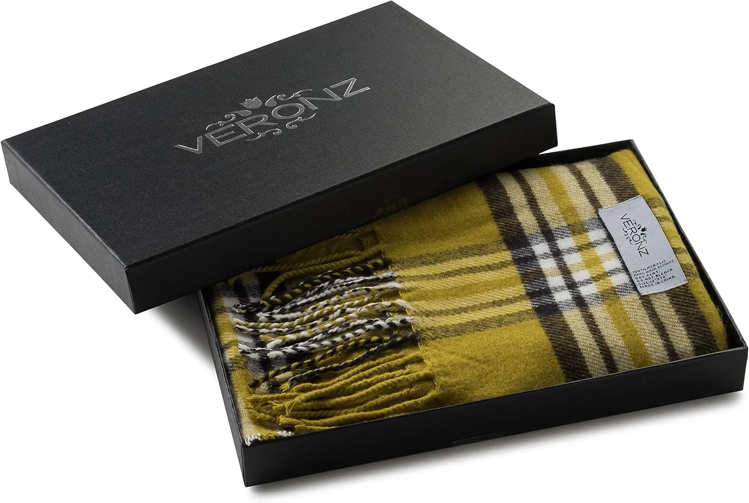 VERONZ Super Soft Luxurious Classic Cashmere Feel Winter Scarf With Gift Box